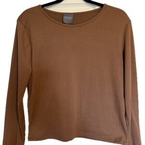 Olivia Rae Brown Long Sleeve T-Shirt